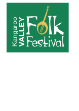 Kangaroo Valley Folk Festival logo (text) - 'o' in folk is banjo shape